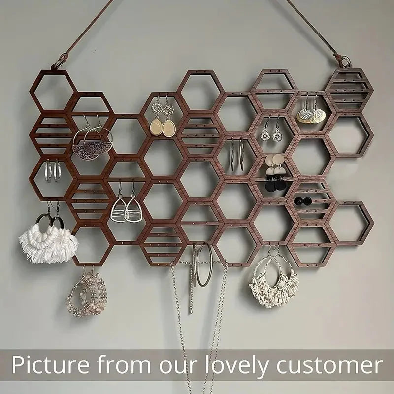 Honeycomb Earring Organizer